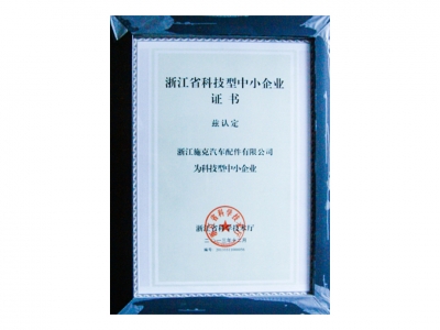 浙江省科技型中小企业